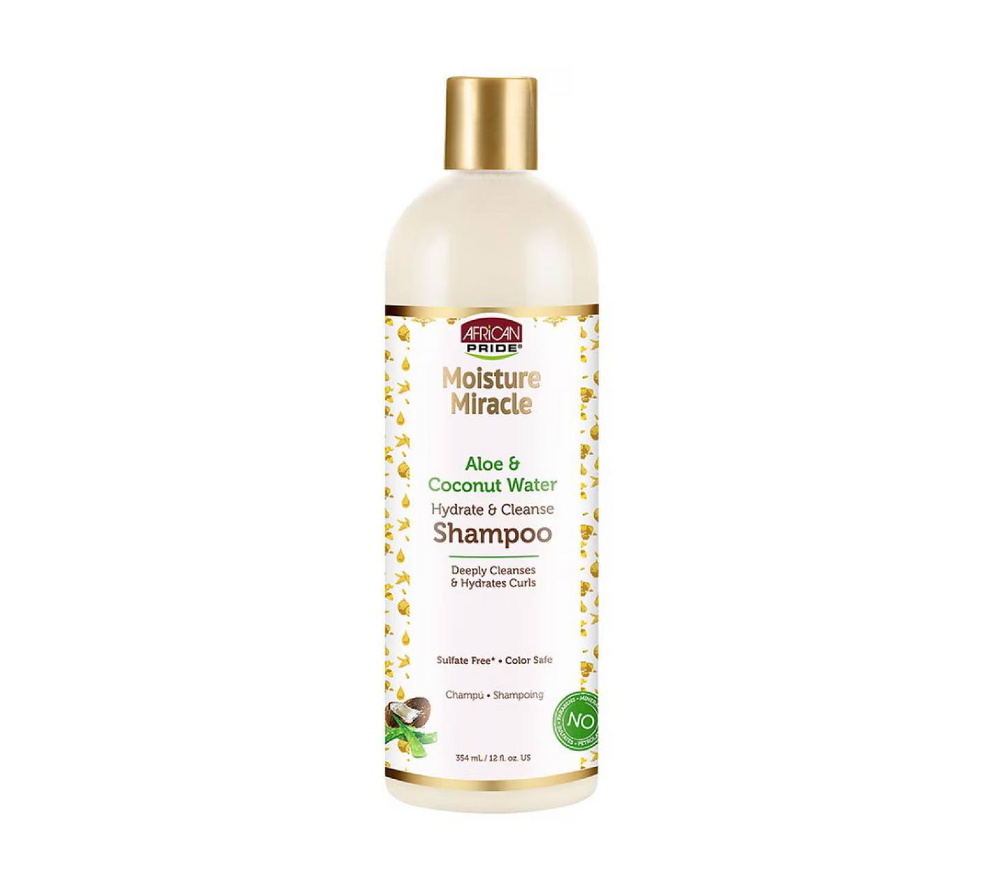 African Pride Moisture Miracle Shampoo Aloe & Coconut Water 354ml (12oz)