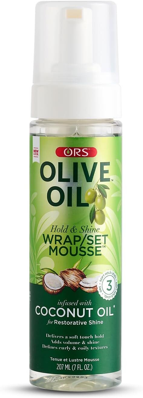 ORS Olive Oil Wrap & Set Mousse infused with Coconut Oil 207mL (7oz)