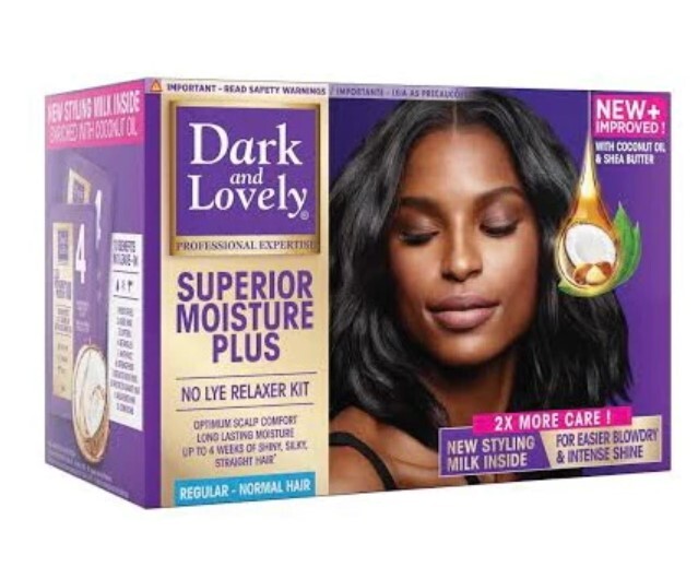 Dark and Lovely Superior Moisture Plus Relaxer Kit Regular