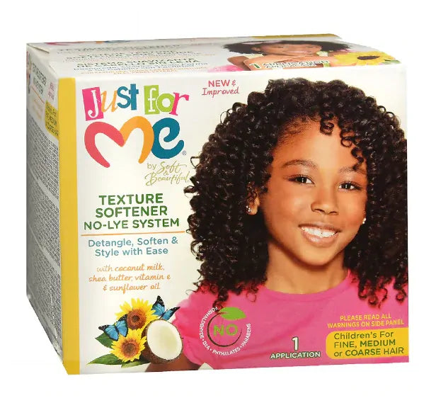 Just For Me Texture Softener System for Fine, Medium or Coarse Hair
