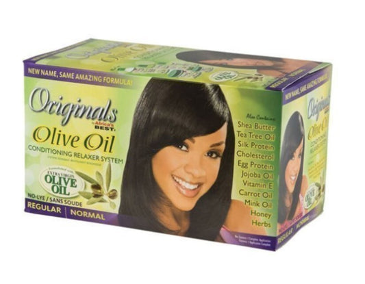 Africa's Best Originals Olive Oil Conditioning Relaxer System Regular