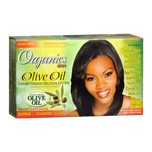 Africa's Best Originals Olive Oil Conditioning Relaxer System Super
