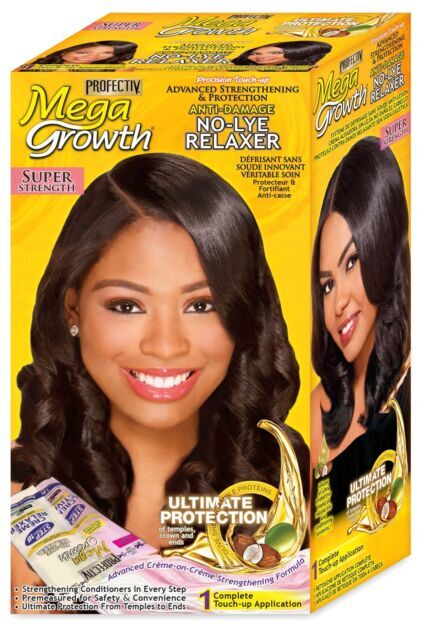 Profectiv Mega Growth No-Lye Relaxer Kit Super 1 Application